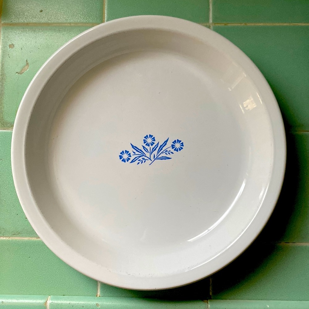 Vintage Corning Ware Pie Pan 9”